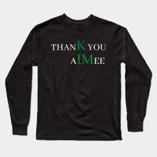 thank you ai mee Long Sleeve T-Shirt